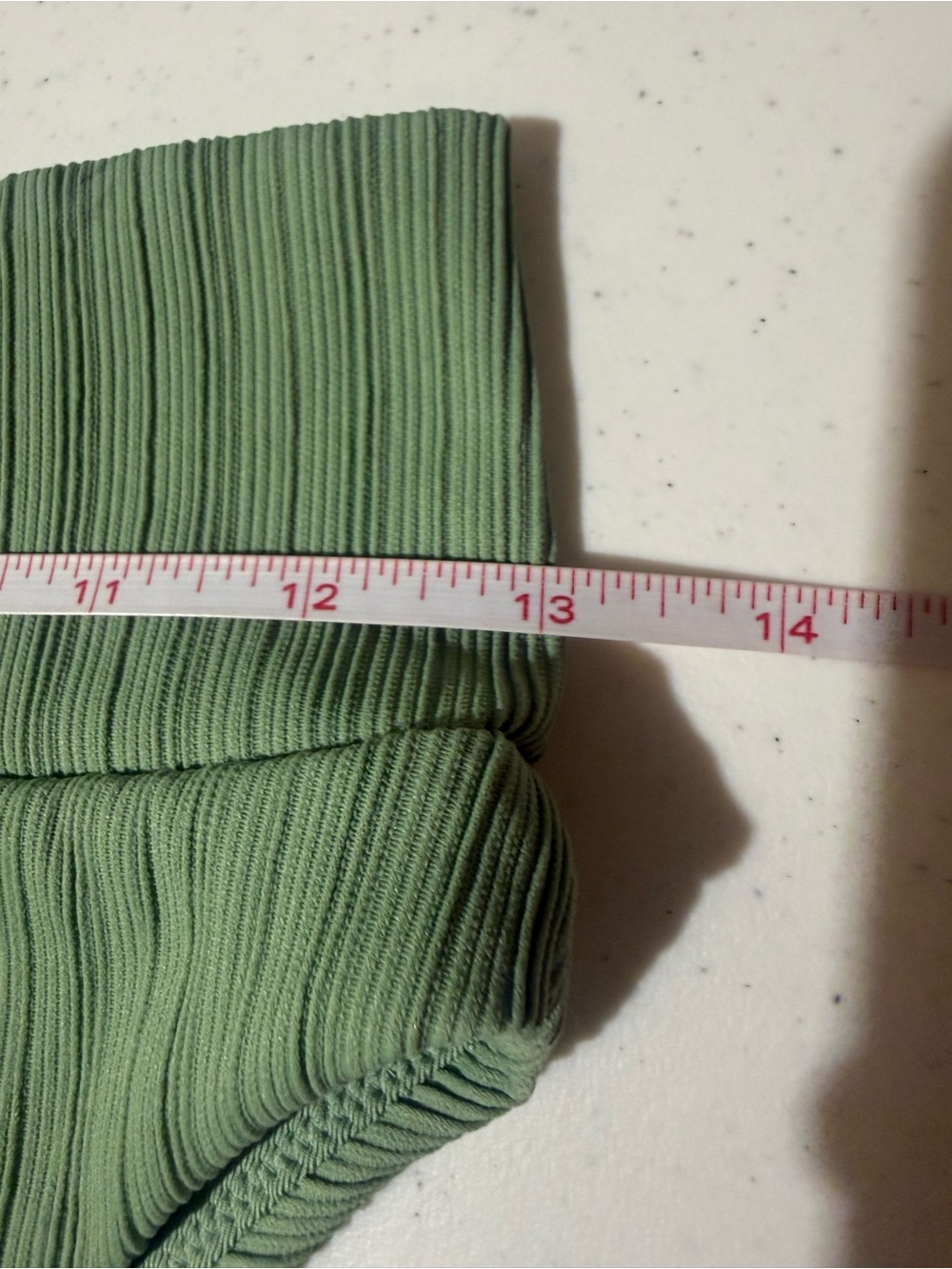 Aerie Ribbed Sage Green High Cut Cheeky Bikini Set Scoop Top Mixed Sizes M/L - Picture 11 of 12